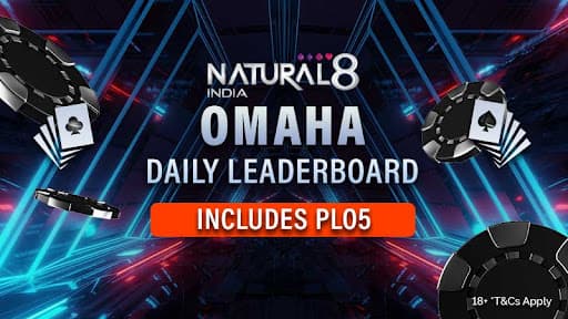 Natural8 India Omaha Daily Leaderboards